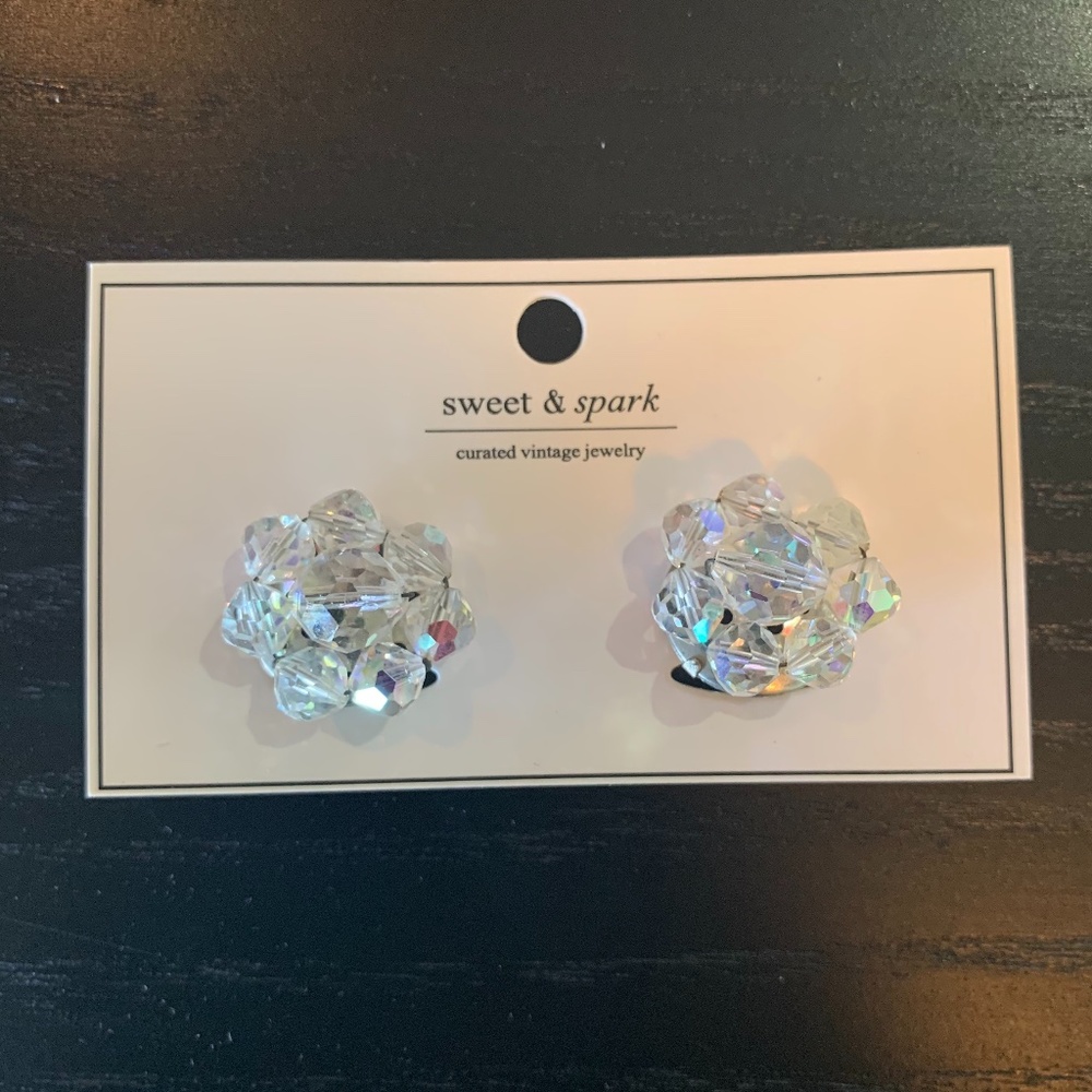 Sweet & Spark Vintage 1960's Clip On Earrings